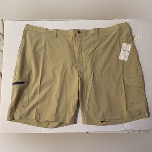 NWT Tommy Bahama Men's Island Zone Stretch Cargo Shorts 4XLB Tan 10" Inseam RARE